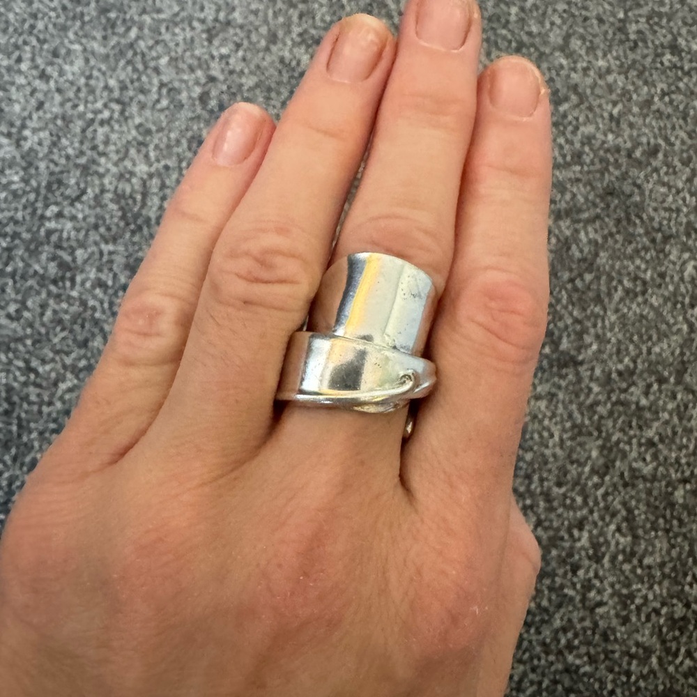 Sterling Silver Spoon Ring